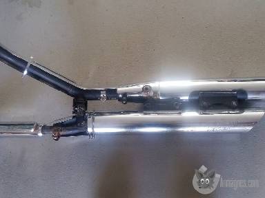 suzuki vl800 gyári kipufogó. apróhirdetés képe