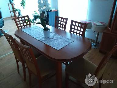 Étkező asztal székekkel apróhirdetés képe