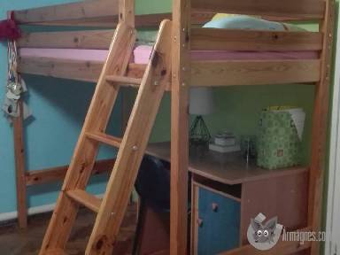 Fenyő emeletes ágy apróhirdetés képe